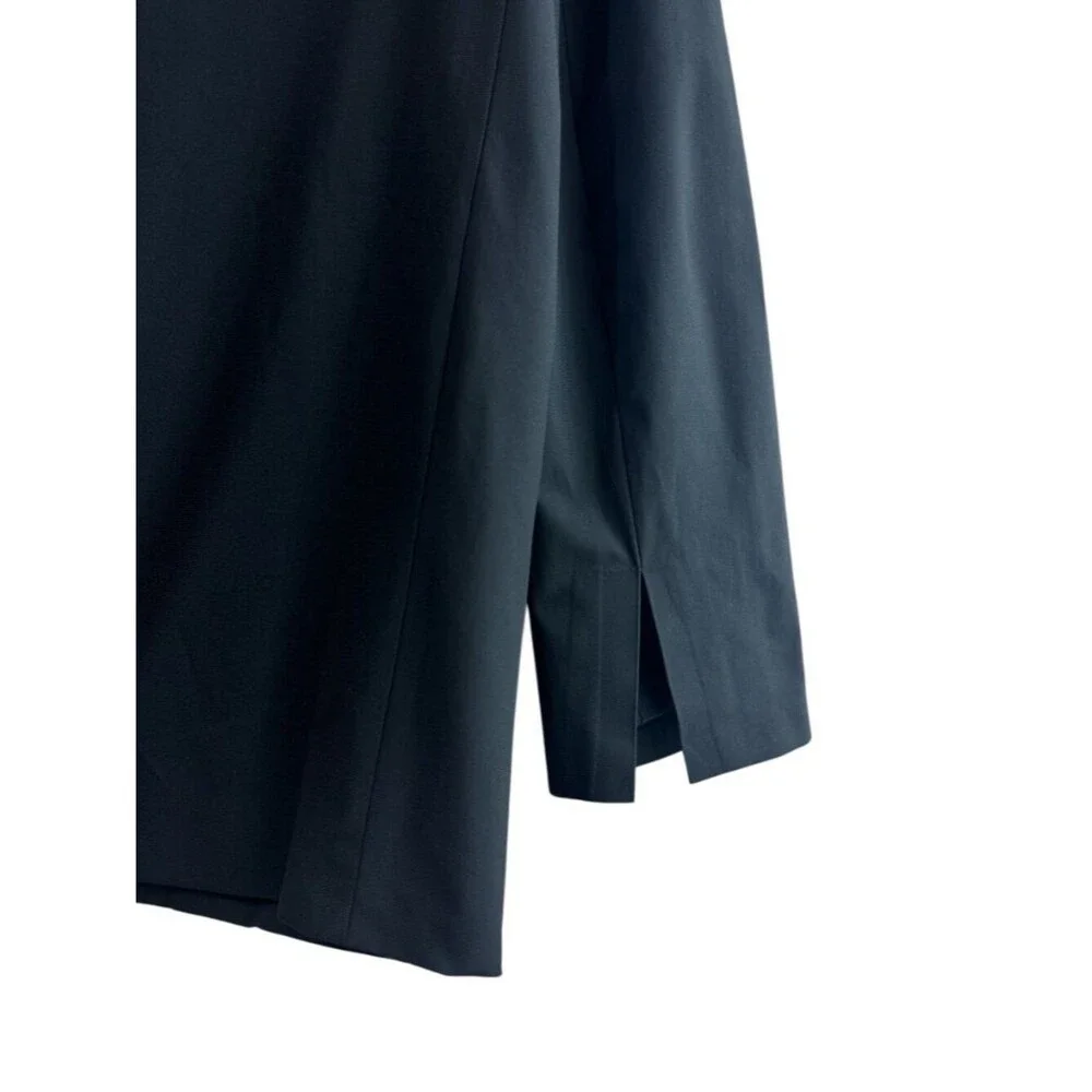 Rhone Commuter Boyfriend Blazer Women's Sz S One Button Jacket Black Career